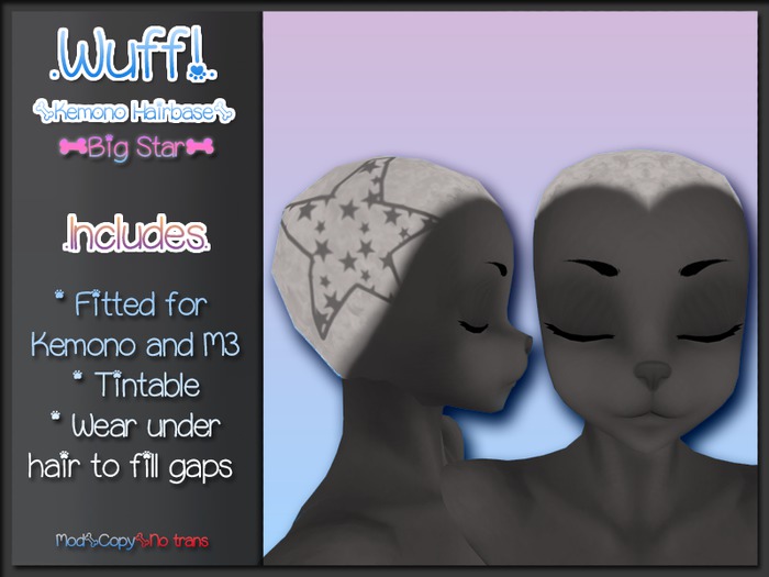 WUFF! - Hair - Kemono/M3 Hairbase //DEMO\\