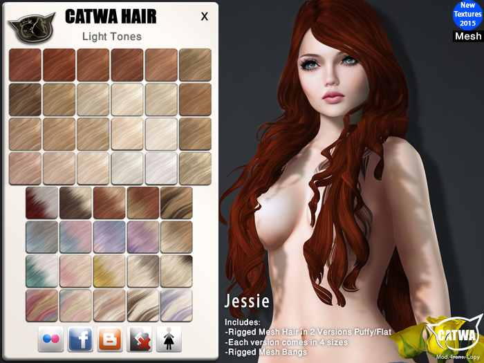 CATWA HAIR Jessie [Lights]