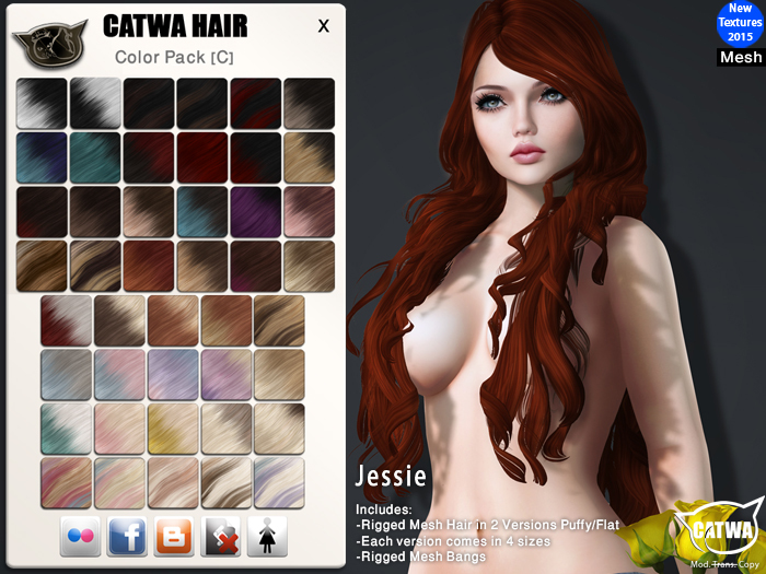 CATWA HAIR Jessie [C]