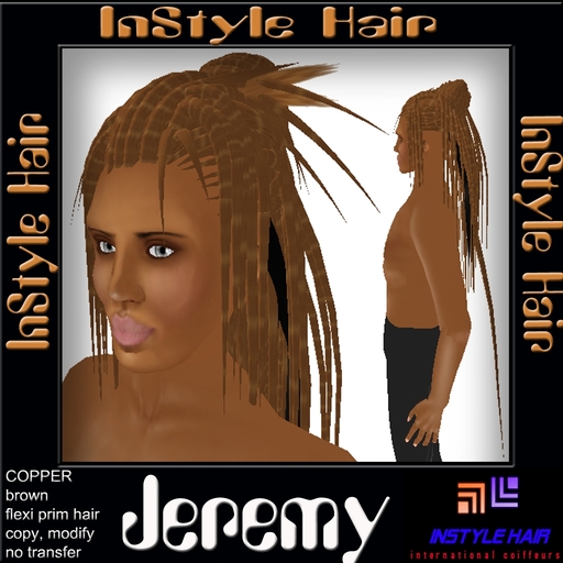 InStyle Hair - JEREMY - for men (copper brown)