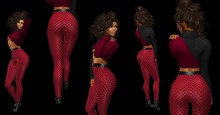 BD Lady Heard High Dot Red