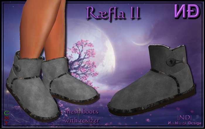 [ND] Raefla II Grey Boots