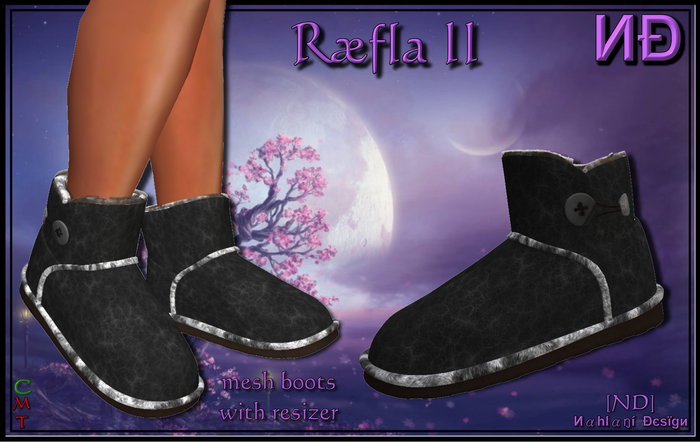 [ND] Raefla II Black II Boots