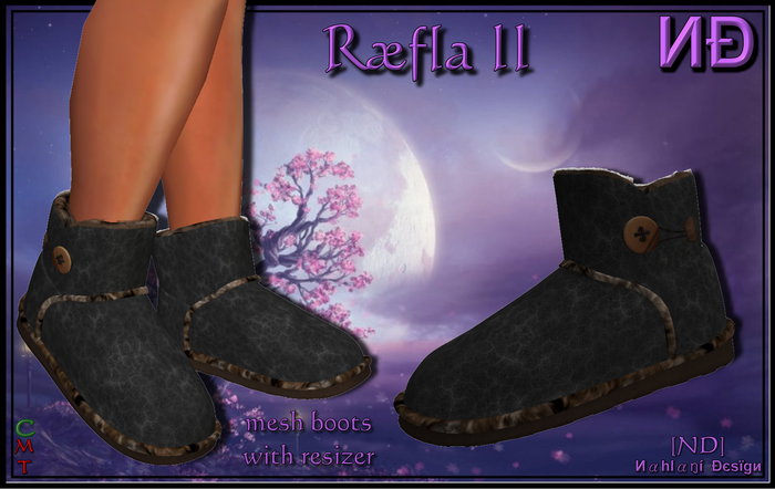 [ND] Raefla II Black Boots