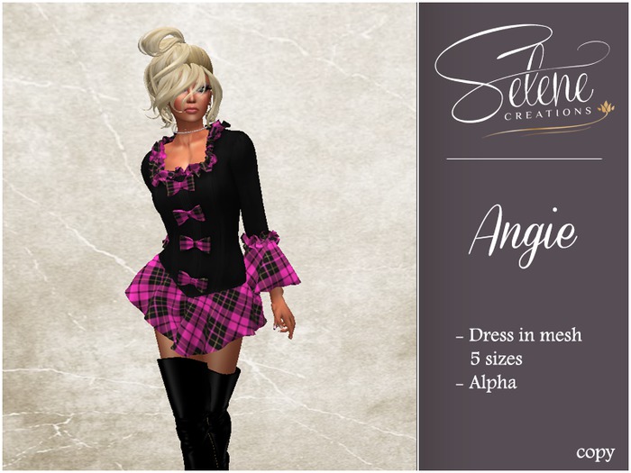 [Selene Creations] Angie Black & Pink