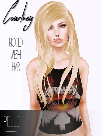 Pelle - SAHANA 100% RIGGED MESH HAIR BLACK