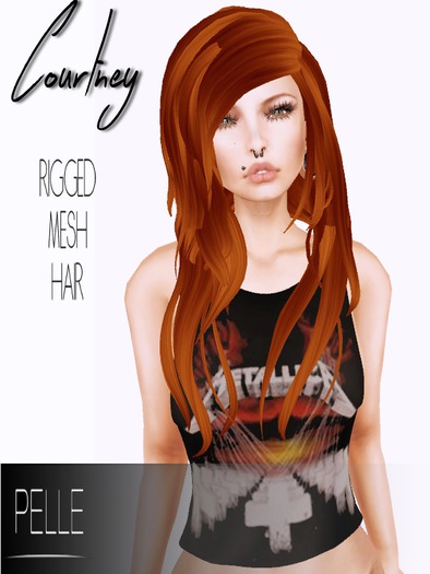 Pelle - COURTNEY RIGGED MESH HAIR NATURAL RED