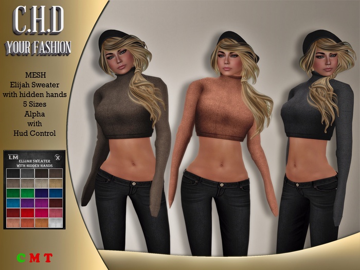 [C.H.D] Elijah Sweater with hidden hands