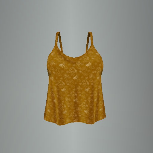 Yellow Valentine Mesh Top box