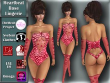 [TKS] Basics - HeartBeat Rose Lingerie