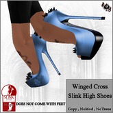 .::DS::.  Winged Crosses Slink shoes