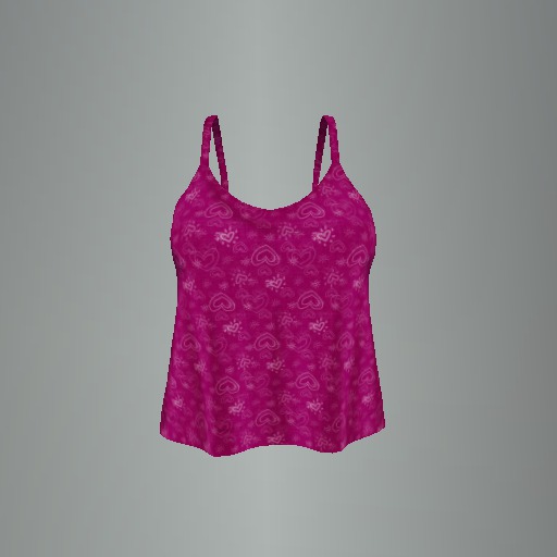 Pink Valentine Mesh Top box