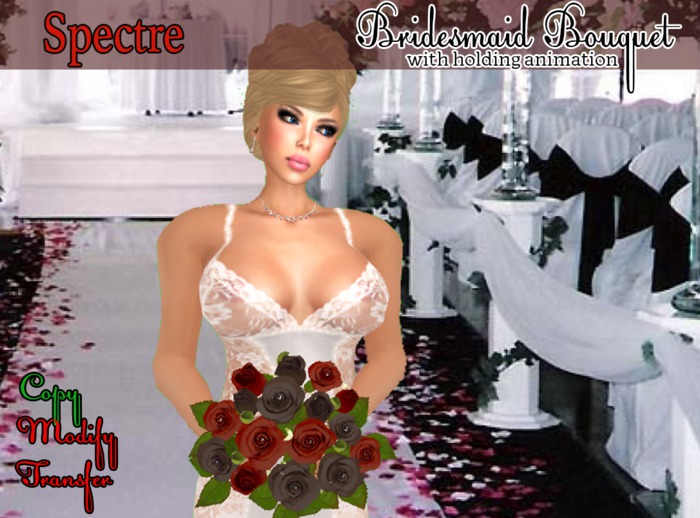 Spectre Round Wedding Bouqet 