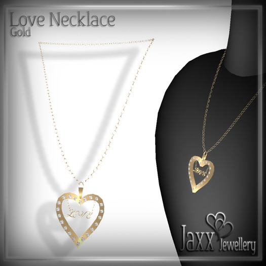 Jaxx - Love Necklace (Gold)