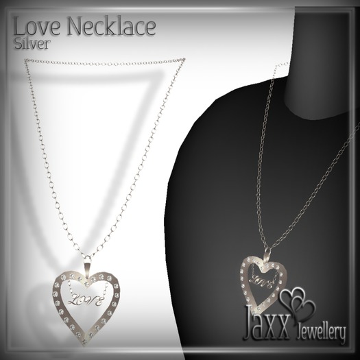 Jaxx - Love Necklace (Silver)