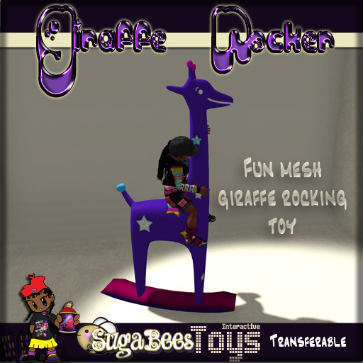 [SugaBees] Giraffe Rocker - Stars