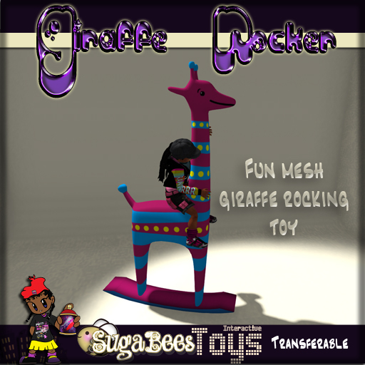 [SugaBees] [ST] Giraffe Rocker - Stripes