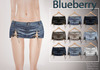 Blueberry ewalyn front tied skirts