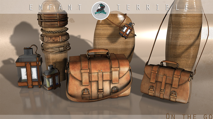 .Enfant Terrible. On the go Cognac SET