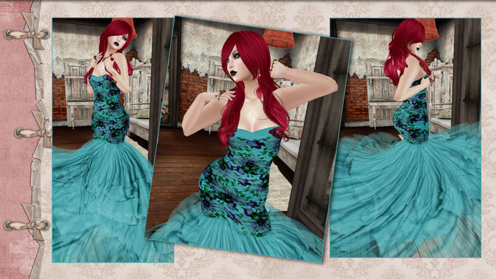 ~*~Shar's Gowns~*~Burnt Roses