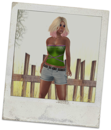 JL-Spring Crop Top ~ Lime Green (box)