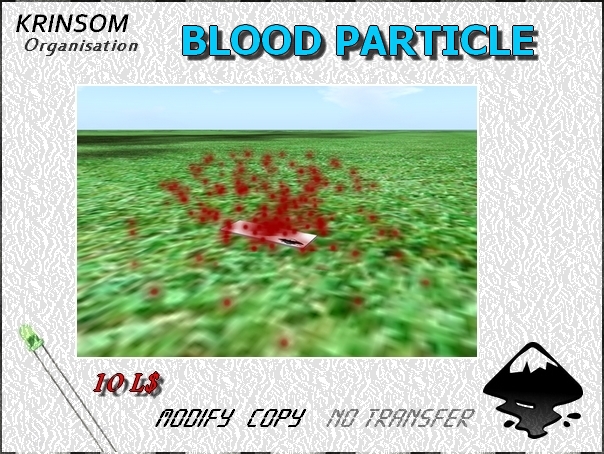 [ K.0 ] MINI PARTICULE BLOOD