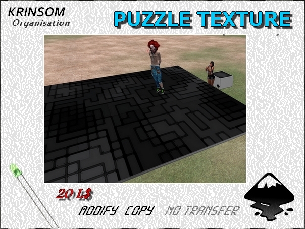 [ K.0 ] CARPET PUZZLE BLACK (box)