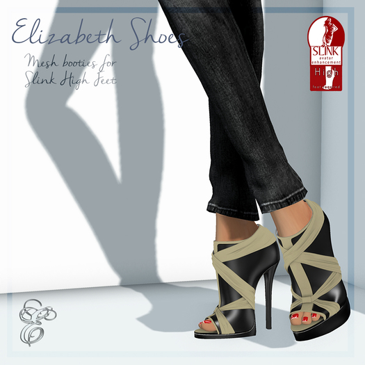 Entice -Elizabeth Heels - Slink High - Black & Khaki