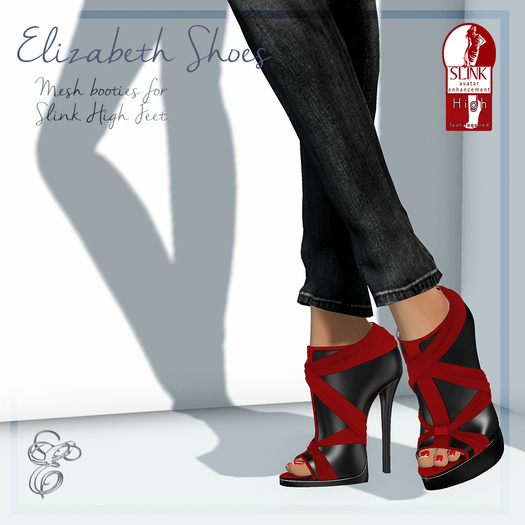 Entice -Elizabeth Heels - Slink High - Black & Red