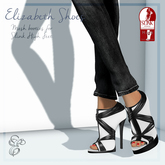 Entice -Elizabeth Heels - Slink High - Black & White