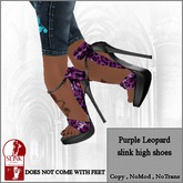 .::DS::.  Purple Leopard Bows