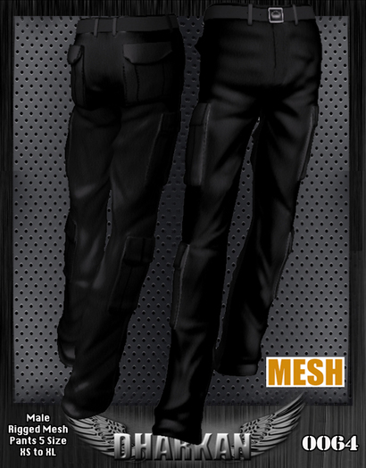 Dharkan - 0064 Mens Pants Mesh