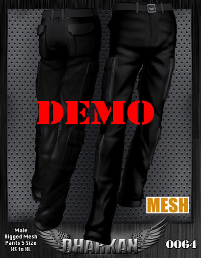 Dharkan - 0064 (DEMO) Mens Pants Mesh