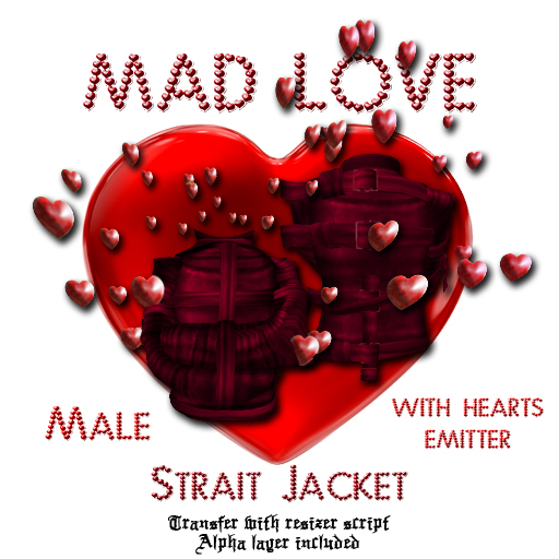 Livid : MAD LOVE Strait Jacket_Male PROMO PRICE