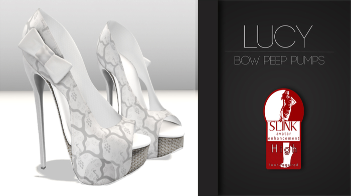 .:cheeky.. Lucy - Bow peep Pumps! White