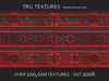 Second Life Marketplace - 24239: 22 x Seamless Red Painted Wrought Iron ...