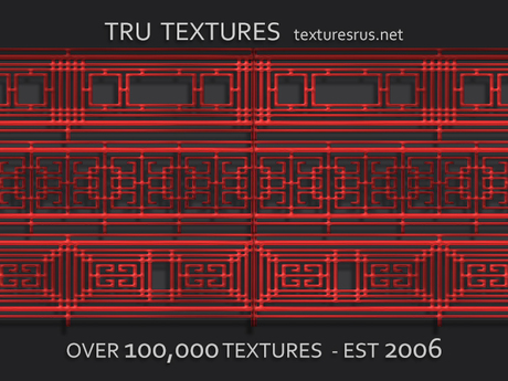 Second Life Marketplace - 24239: 22 x Seamless Red Painted Wrought Iron ...
