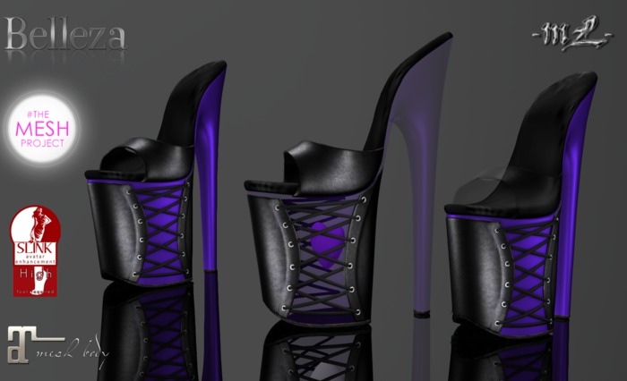 -mL- Eliana Mules (tmp,belleza,maitreya,slink) - Purple