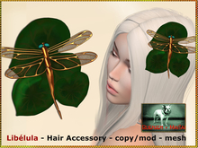 Bliensen + MaiTai - Libelula - Dragonfly Hair Accessory/Corsage