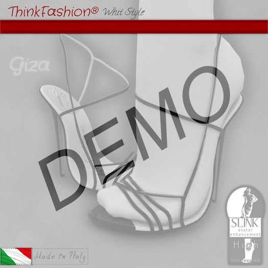 (DEMO)***TF*** - Giza Shoes Classic&Fitted Rig Mesh (Slink-Hig)