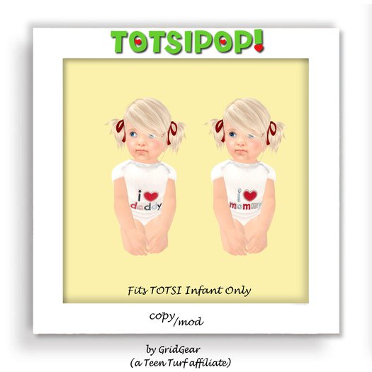 TOTSIPOP! Infant Love Mom and Dad Red - FREE!