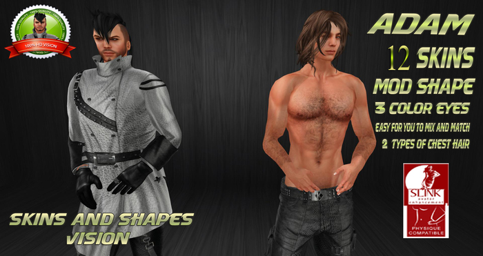 Vision Skins And Shape Adam