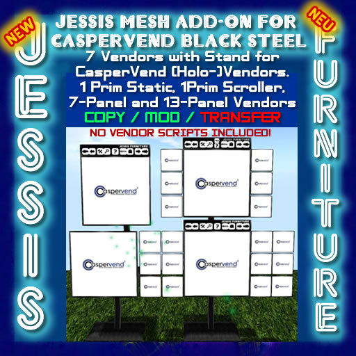 Jessis Mesh Addon for Caspervend Black Steel Box