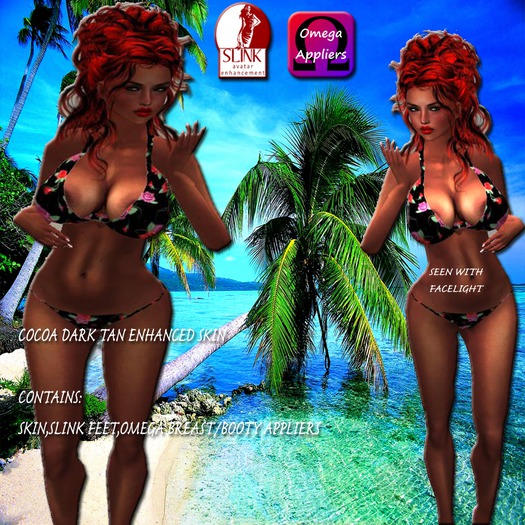 Cocoa Dark Tan Omega/Lolas/Slink