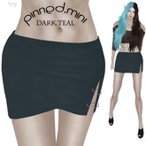 ::TY::pinned.mini.skirt.dkteal