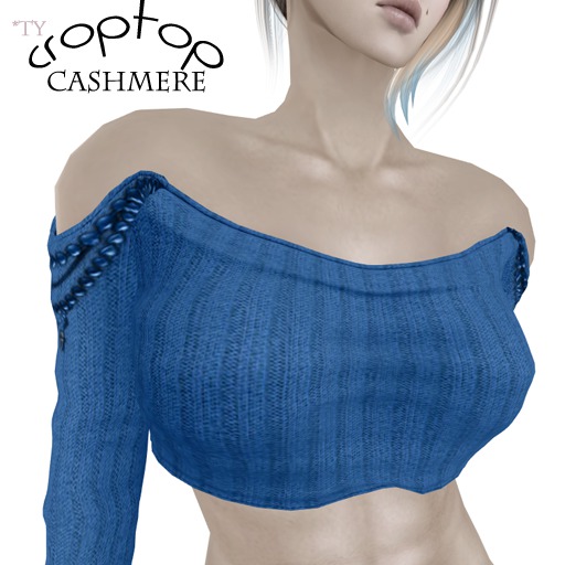 ::TY::Croptop.cashmere.blue