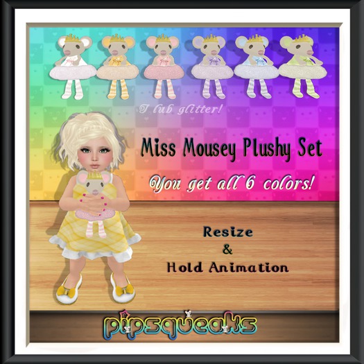 {PiP} Miss Mousey Plushy Set (Boxed)