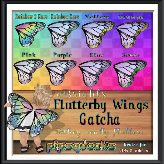 {PiP} Flutterby Wings Brights Entire Set