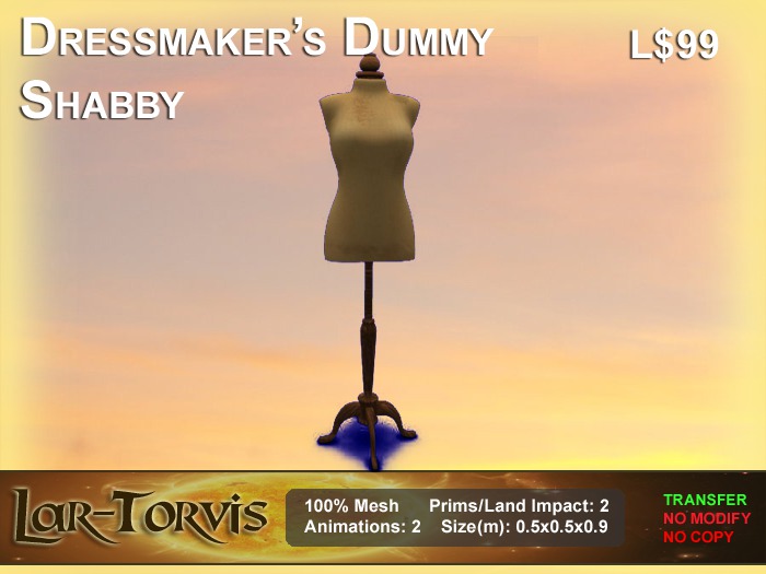 Dressmaker Dummy - Shabby