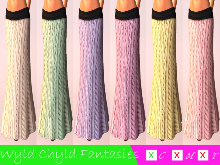 :WCF: Cable Knit Pastel Fatpack W/ Appliers